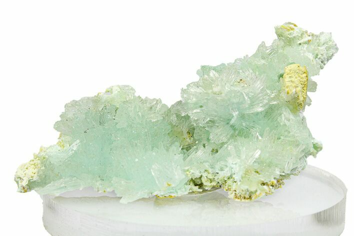 Blue-Green Aragonite Aggregation - Wenshan Mine, China #290981